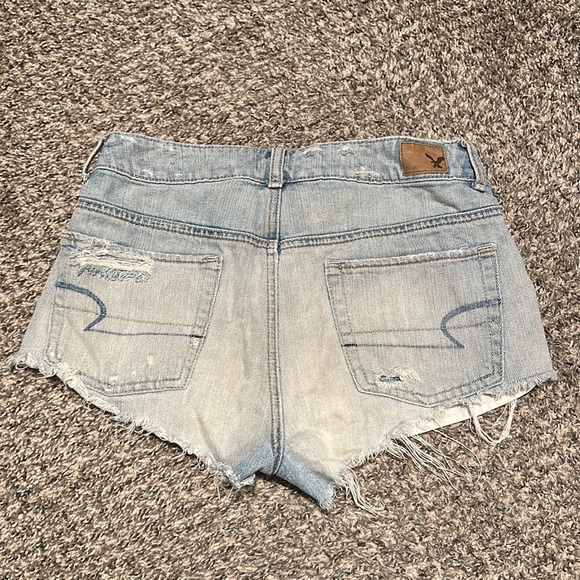 American Eagle High Waisted Denim Shorts - Picture 2 of 2